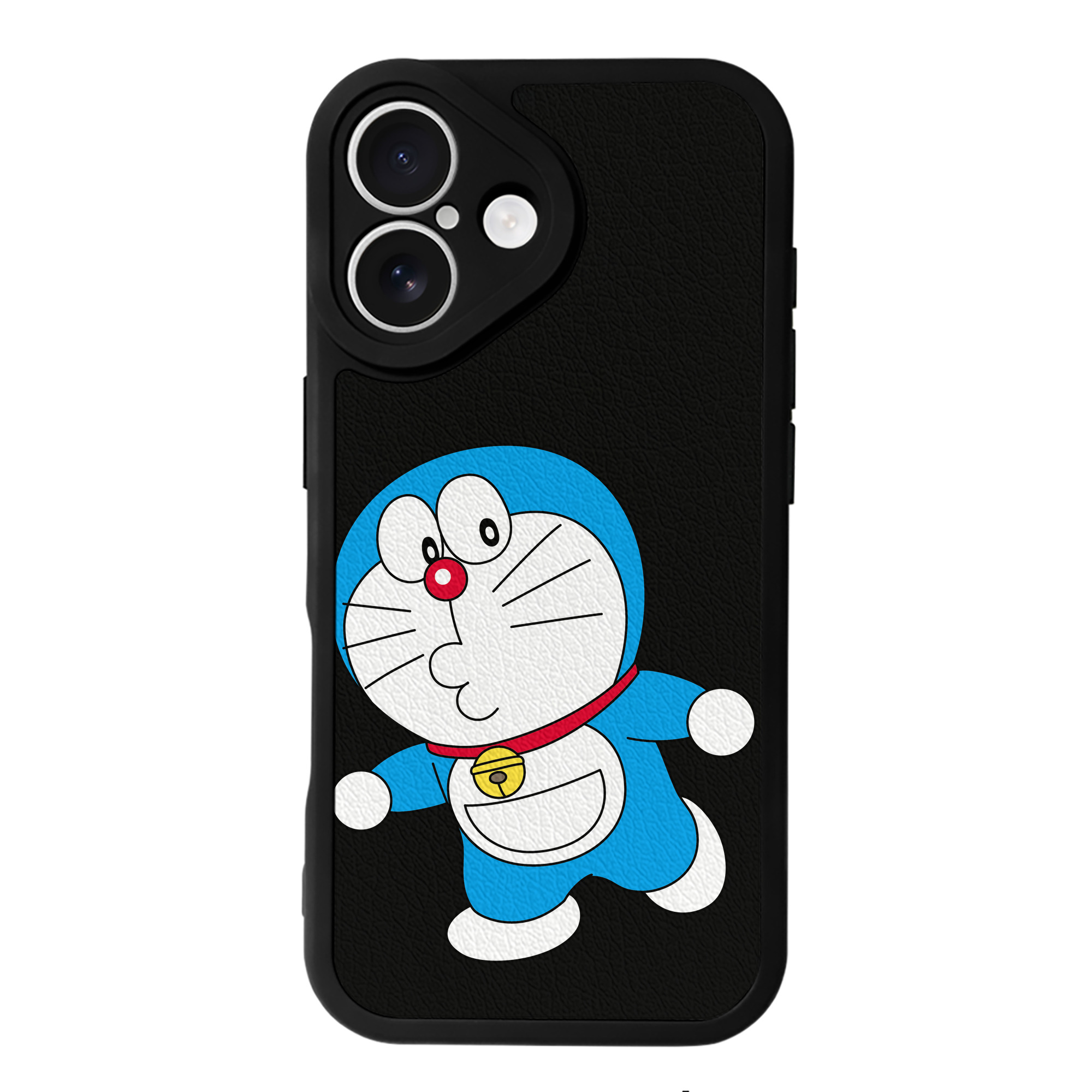 （画像用） ドラえもん Doraemon 【iPhone 16シリーズ対応】シリコンスマホケース（レザー調） 材質：シリコン